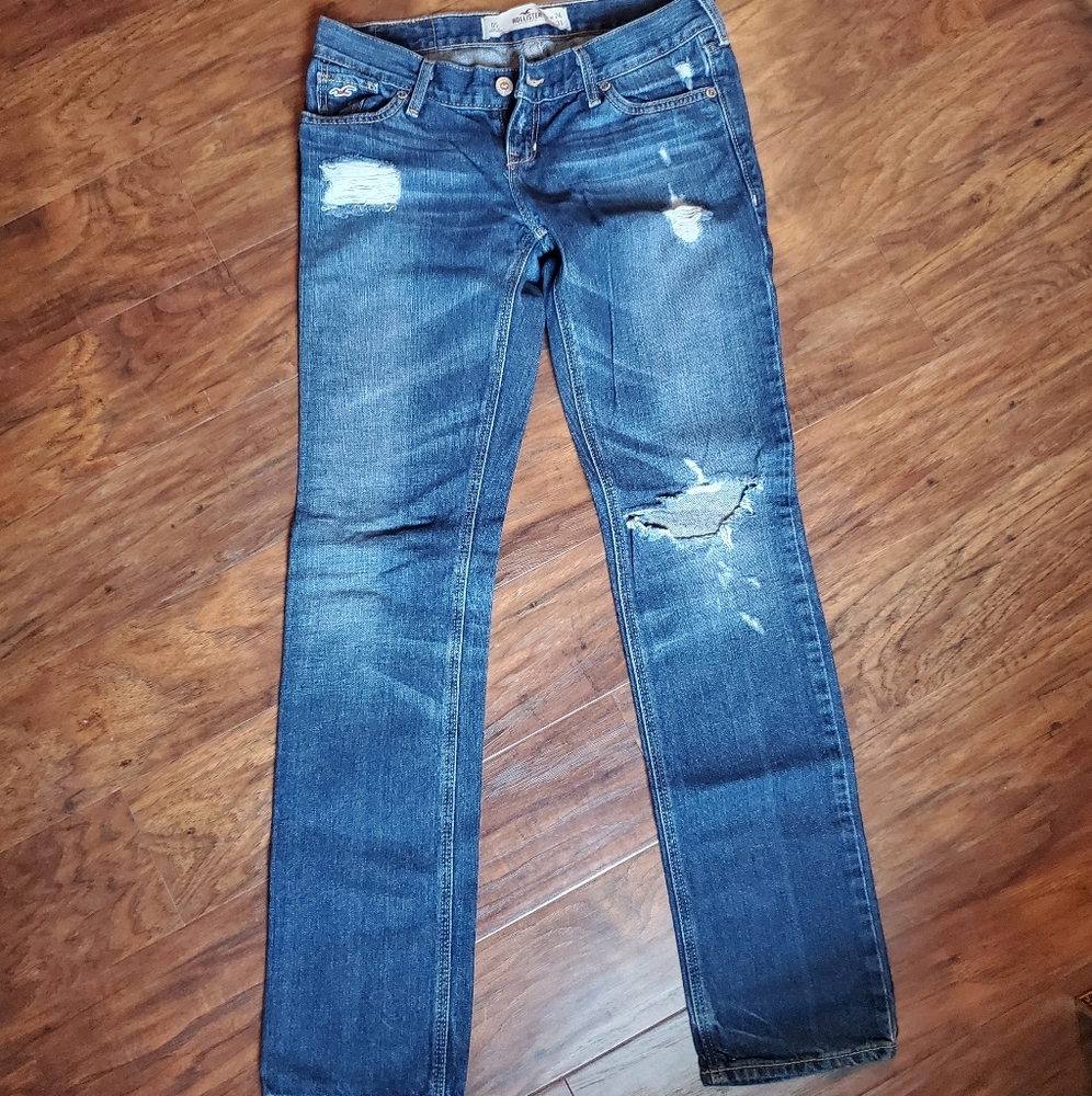 Hollister distressed low rise Laguna skinny jean
